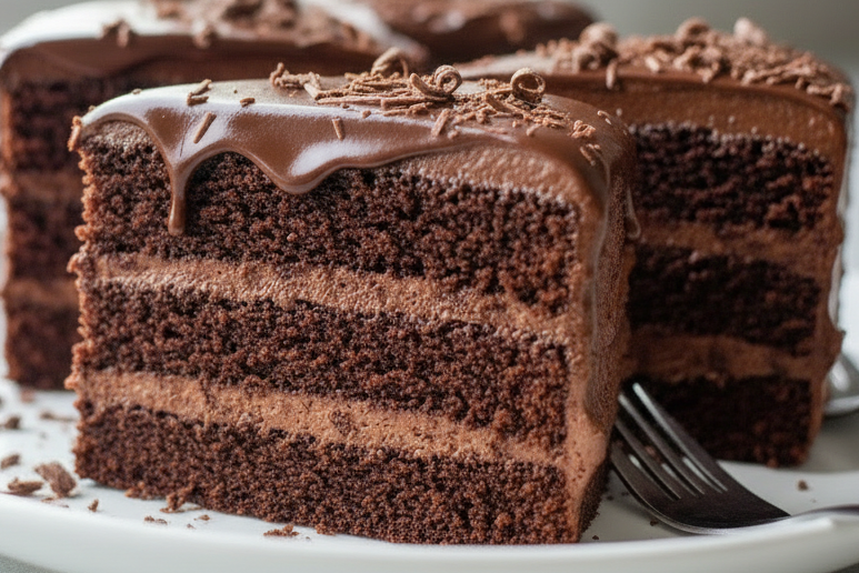 chocoladetaart punt jam