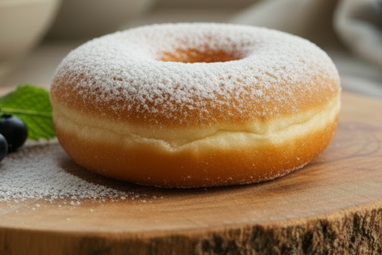 donut a little bit powdered